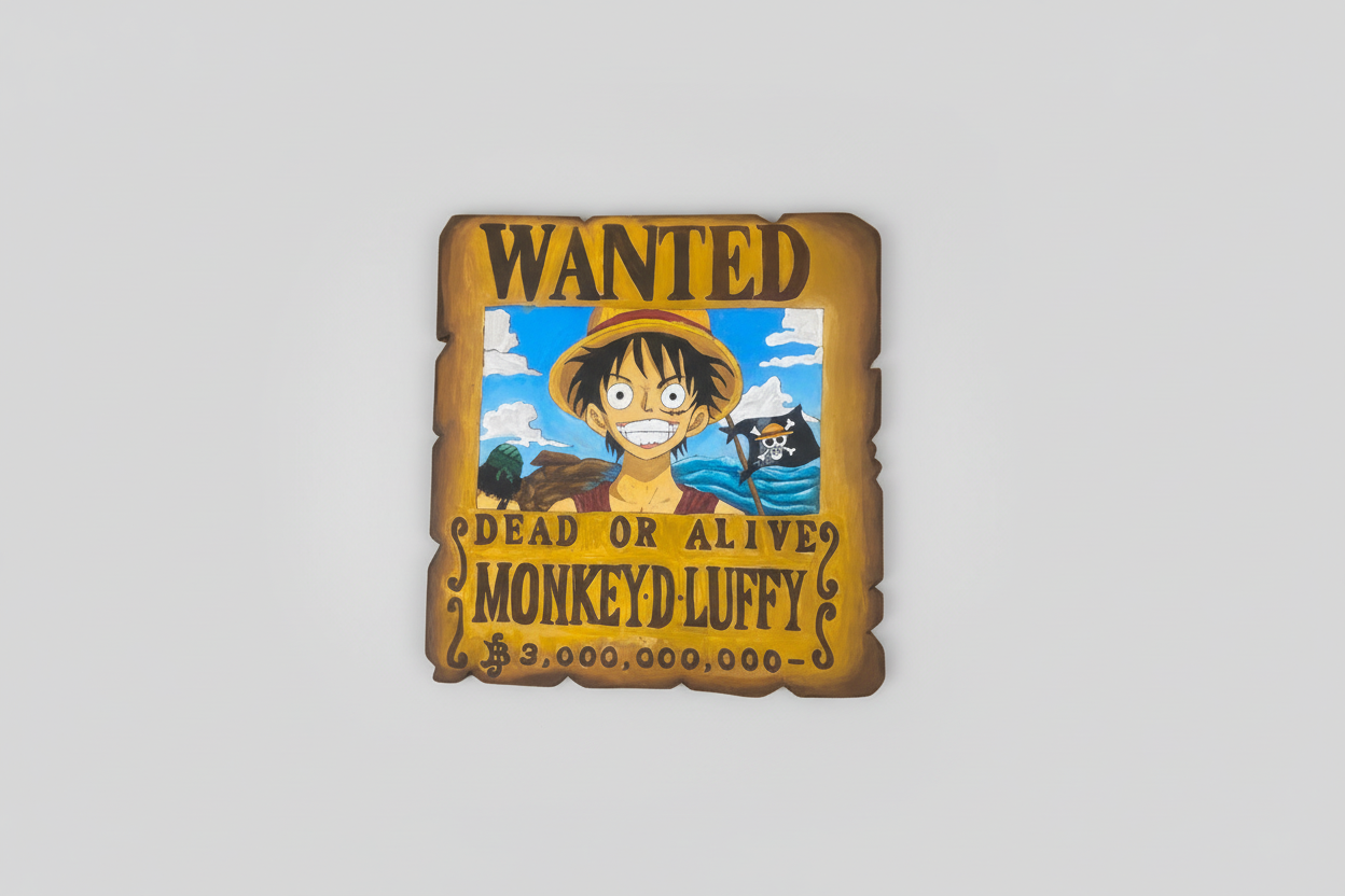 Wanted Luffy Table