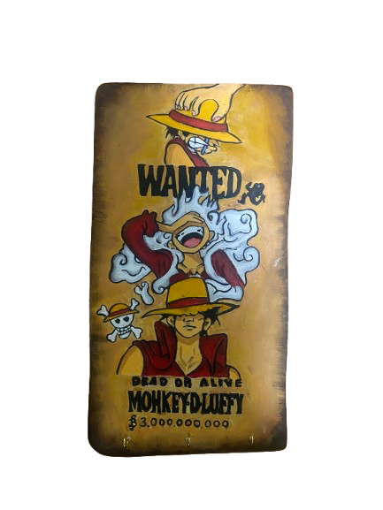 Wanted Luffy Key Holder